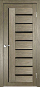 Товар Межкомнатная дверь Легенда Y-5 Тон Неаполь Остекление Лакобель черное